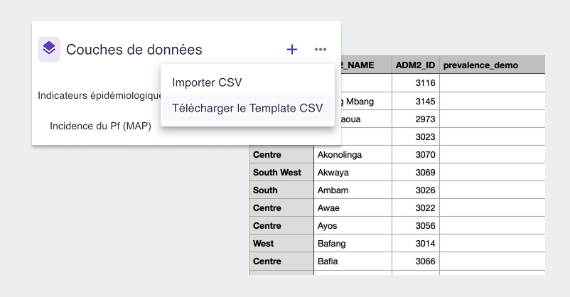 Download CSV Template